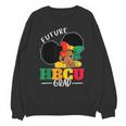 Future HBCU Grad History Girl Graduation HBCU Kids Unisex Sweatshirt