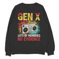 Gen X Lots Of Memories No Evidence Retro Nostalgia Humor Unisex Sweatshirt
