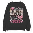 Girls Little Miss Kindergarten Grad 2025 Coquette Graduation Unisex Sweatshirt