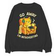 Go Away I'm Introverting Cat Coffee Headphones Unisex Sweatshirt Go Away I'm Introverting Cat Coffee Headphones Unisex Sweatshirt