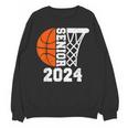 Graduate Senior Class Of 2024 Basketball Player Graduation Unisex Sweatshirt