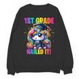 Graduation 1st Grade Unicorn Nailed It Girls Grad Magical Unisex Sweatshirt