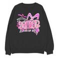 Graduation 2027 Senior 2027 Class Of 2027 Coquette Pink Girl Unisex Sweatshirt