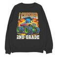 Graduation 2nd Grade Monster Truck Boys I Crushed Grad Unisex Sweatshirt