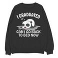 Graduation Animal Zoo Panda Bear I Graduated Panda Student Unisex Sweatshirt