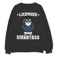 Graduation Penguin Licensed Smartass Graduate Unisex Sweatshirt