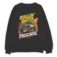 Graduation Rollin' Outta Preschool Monster Truck Boys Pre-K Unisex Sweatshirt