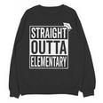 Graduation Shirt Straight Outta Elementary Unisex Sweatshirt