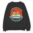 Graduation Sloth Can I Go Back To Bed Now Vintage Unisex Sweatshirt