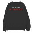 Graduation I Survived My Internship But Just Barely Unisex Sweatshirt