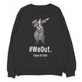 Graduation T-Shirt Dabbing Graduation We Out Class Of 2018 Unisex Sweatshirt