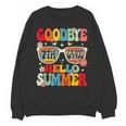 Groovy Goodbye 7th Grade Graduation Hello Summer Kids Unisex Sweatshirt