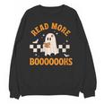 Groovy Halloween Teacher Spooky Read More Book Women Girl Unisex Sweatshirt Groovy Halloween Teacher Spooky Read More Book Women Girl Unisex Sweatshirt