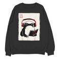 Grumpy Frog Books Music Kawaii Ink Japanese Unisex Sweatshirt