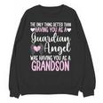 Guardian Angel Memorial In Memory Of Grandson For Grandma Unisex Sweatshirt Guardian Angel Memorial In Memory Of Grandson For Grandma Unisex Sweatshirt