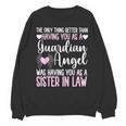Guardian Angel Memorial In Memory Of Sister In Law Unisex Sweatshirt