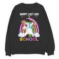 Happy Last Days Of School Graduation Class 2022 Unicorn Girl Unisex Sweatshirt