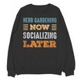 Herb Gardening Now Minimal Socializing Introvert Vintage Unisex Sweatshirt Herb Gardening Now Minimal Socializing Introvert Vintage Unisex Sweatshirt