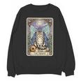 The Hermit Cat Tarot Card Introvert By Georgi Unisex Sweatshirt The Hermit Cat Tarot Card Introvert By Georgi Unisex Sweatshirt