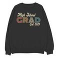 High School Grad 2023 Class Of 2023 Retro Graduation Done Unisex Sweatshirt