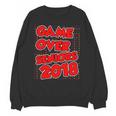 High School Graduation Tshirt Game Over Senior Class Of 2018 Unisex Sweatshirt