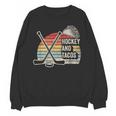 Hockey And Tacos Retro Nostalgia Lovers Unisex Sweatshirt