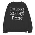 I'm Like 2018 Done Shirt Cool 2018 Graduation Unisex Sweatshirt
