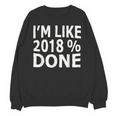 I'm Like 2018 Done Shirt Graduation Unisex Sweatshirt