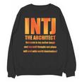 INTJ Architect Personality Introvert Sarcastic Orange Unisex Sweatshirt INTJ Architect Personality Introvert Sarcastic Orange Unisex Sweatshirt