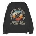 Introvert Bass Guitarist Musician Playing Bass Guitar Unisex Sweatshirt Introvert Bass Guitarist Musician Playing Bass Guitar Unisex Sweatshirt
