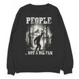 Introvert Bigfoot People Not A Big Fan Dad Joke Unisex Sweatshirt