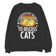 Introvert Cat Kitten Quote For Feline Whisperer Unisex Sweatshirt Introvert Cat Kitten Quote For Feline Whisperer Unisex Sweatshirt