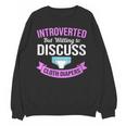 Introvert Hippie Mom Cloth Diapers Crunchy Mama Unisex Sweatshirt