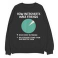 Introvert Introverted Person Awkward Introverts Dog Lover Unisex Sweatshirt
