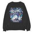 Introvert Reader Bibliofile Bookworm Loves Books Unisex Sweatshirt