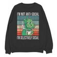 Introvert Selectively Social Anti-Social Shy Unisex Sweatshirt Introvert Selectively Social Anti-Social Shy Unisex Sweatshirt