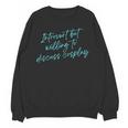 Introvert But Willing To Discuss Cosplay Unisex Sweatshirt Introvert But Willing To Discuss Cosplay Unisex Sweatshirt