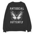 Introverted Introvert Antisocial Butterfly Unisex Sweatshirt