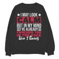 Introverts I May Look Calm But In My Head Unisex Sweatshirt Introverts I May Look Calm But In My Head Unisex Sweatshirt
