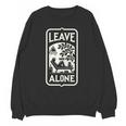 Introvert's Peaceful Solitude Graphic Leave Me Alone Quiet Unisex Sweatshirt