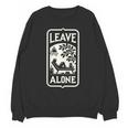 Introvert's Peaceful Solitude Graphic Leave Alone Quiet Unisex Sweatshirt
