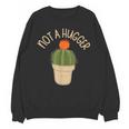 Kawaii Grumpy Cactus Not a Hugger Plant Introvert Unisex Sweatshirt Kawaii Grumpy Cactus Not a Hugger Plant Introvert Unisex Sweatshirt