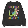 Kids 1st Grade Graduate Dinosaur Trex 1st Grade Graduation Unisex Sweatshirt