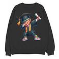 Kids Boys Grad Dabbing Graduation Class Of 2025 Unisex Sweatshirt