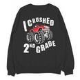 Kids I Crushed 2nd Grade Monster Truck School Graduation Unisex Sweatshirt