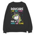 Kids Daycare Graduation Unicorn Last Day Of School Kids Unisex Sweatshirt