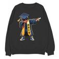 Kids HBCU Boys Grad Dabbing Graduation Unisex Sweatshirt