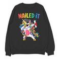 Kids Kindergarten Graduation Shirt Unicorn Graduate Nailed It Unisex Sweatshirt