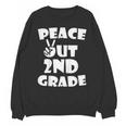 Kids Peace Out 2ND Grade For Graduation Unisex Sweatshirt