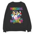 Kids Preschool Graduate Unicorn Nailed It Preschool Graduation Unisex Sweatshirt